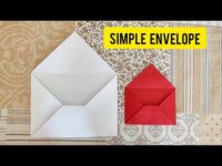 Easy Origami Envelope Tutorial / Envelope Making With Paper [NO Glue Tape and Scissors]