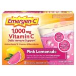 Emergen-C 1000mg Vitamin C Powder Pink Lemonade Flavor 30 count Ex 02/2025