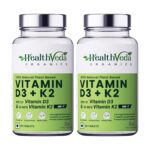 HV Vitamin D3 (600 Iu) + Vitamin K2 As Mk7 (55Mcg) | 120 Veg Tablets