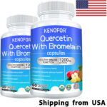 Quercetin Bromelain 1200mg Max Potency & Quality, Superior Absorption 30/60 Caps