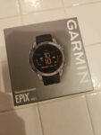 Garmin epix (Gen 2) GPS Watch 47mm Slate Steel With Graphite Band NEW Smartwatch