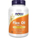 NOW Foods Flax Oil 1,000 mg 100 Sgels