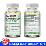 Calcium Magnesium Zinc & Vitamin D3 Capsules Support Bone Health ,Immune ,Energy