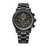 Citizen Eco-Drive Men’s Nighthawk Chronograph Black Watch 43MM CA0805-53X