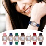 Ladies Watch Silicone Strap Fashion Watch Women’s Watch Quartz Watch Wristwatch