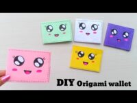 How to make a cute paper wallet | Origami wallet | origami craft with paper | DIY mini paper wallet