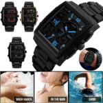 Chronograph Men’s Digital Army Military Sport Quartz Analog Waterproof Watch US