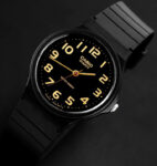 Casio MQ24-1B2 Men’s Analog Watch Classic Black with Gold Numbers NEW Free Ship