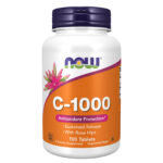 NOW FOODS Vitamin C-1000 Sustained Release 100 Tablets