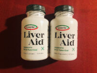 (2) New Bottles Liverite Liver Aid Liver Support Liver Cleanse