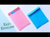 Envelope Making With Paper [With Glue And Scissors] At Home || Easy Origami Cool Design Envelope