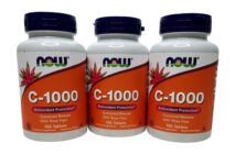 NOW Foods Vitamin C-1000 Lot of 3 (300 Total Tablets) Sustained Release 9/2027