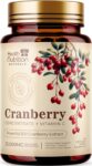 Cranberry Pills 50:1 Concentrate Extract + Vitamin C – 25,000mg High Potency