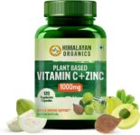 Himalayan Organics Plant Based Vitamin C with Zinc – 120 Veg Capsules FS