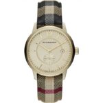 Burberry BU10001 Gold Men’s Classic Horseferry Check Watch