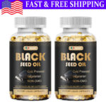 240p Black Seed Oil 1000mg,Premium Cold Pressed,Non-GMO,Vegan,Premium Black Seed