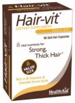 HealthVit Hair-Vit One A Day 90 Capsules Strong Thick & shiny Hair fs