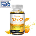 Vitamin K2(MK7) D3 Vitamin Supplement , Boost Immunity & Heart Health 5000IU