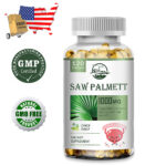 Saw Palmetto 1000mg – Premium Prostate Health Support Supplement for Men Non-GMO