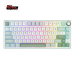 RK R75 Royal Kludge Wired Mechanical Keyboard 80 Keys 80% Gasket RGB Backlit Hot-swappable Gaming Keyboard with MDA PBT Keycaps