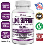 Max Strength Lung Support Supplement Respiratory Health Cleanse Detox Clear Lung