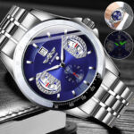 Luxury Men Automatic Mechanical Watch Stainless Steel Business Waterproof Wrist