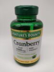 Nature’s Bounty Cranberry Fruit 4200 mg w/ Vitamin C Softgel  250 count 08/2024