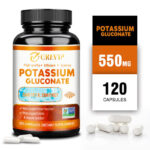 Potassium Gluconate 550mg – Heart Health, Support Nerve & Muscle Function