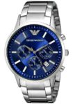 Emporio Armani AR2448 Blue Dial Chronograph Men´s Classic Watch Brand New In Box