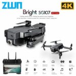 ZWN SG107 Mini Drone with 4K WIFI FPV HD Dual Camera Quadcopter Optical Flow Rc