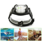 Compass Watch Waterproof Survival Compass Portable Diving Sighting Wrist Compass