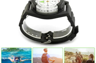 Compass Watch Waterproof Survival Compass Portable Diving Sighting Wrist Compass