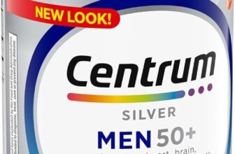 200 Ct. Centrum Silver Men’s 50+ Multivitamin D3, B, Zinc for Memory Cognition