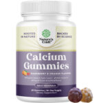 High Absorption Calcium Gummies with Vitamin D3 Tricalcium Phosphate 758mg 60ct