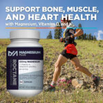 Magnesium+capsules contain vitamins K, D, and zinc, packaged in 60 capsules