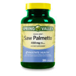 Whole Grass Saw Palmetto Prostate Health Dietary Supplement Capsules 200 Count