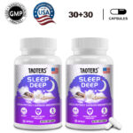 15mg Melatonin Capsules Sleep Health Improve Sleeping Relieve Stress Supplement