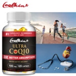 Ultra CoQ10 100mg – Heart Support,Cardiovascular and Nerve Health,Energy Support