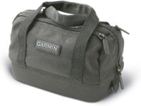 Garmin Carrying Black Bag with Straps and THREE zippers Hard Bottom