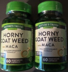 Horny Goat Weed with Maca, 60 Vegetarian Capsules (2 PACK)