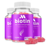 Biotin gummies 10000mcg, suitable for 60 capsules of vitamins