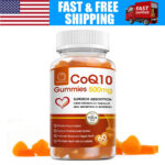 Coenzyme Q10 Gummies 500mg Boost Energy & Stamina Cardiovascular Heart Health