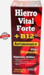 HIERRO VITAL FORTE B12 ANTIANEMIC DIETARY SUPPLEMENT 8.1 Oz (240 ml) FREE SHIP