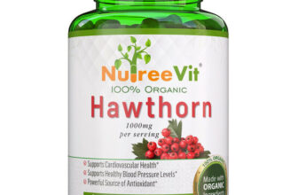 Pure 100% Organic Hawthorn Berry VEGGIE CAPSULES (1000 MG)