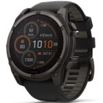 Garmin 010-02907-10 Fenix 8 Sapphire Smartwatch Titanium GPS Watch – 51mm Solar