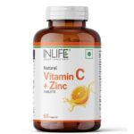 INLIFE Natural Vitamin C Amla Extract + Zinc For Immunity & Skin Care 60 tablet