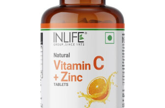 INLIFE Natural Vitamin C Amla Extract + Zinc For Immunity & Skin Care 60 tablet