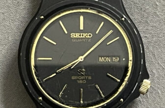 Seiko Sports 150 Quartz 5H23-7029 Men’s Watch New Battery