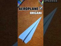 Airplane | Easy paper aeroplane #38 #shorts #shortsfeed #paperaeroplane #origami