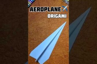 Airplane | Easy paper aeroplane #38 #shorts #shortsfeed #paperaeroplane #origami